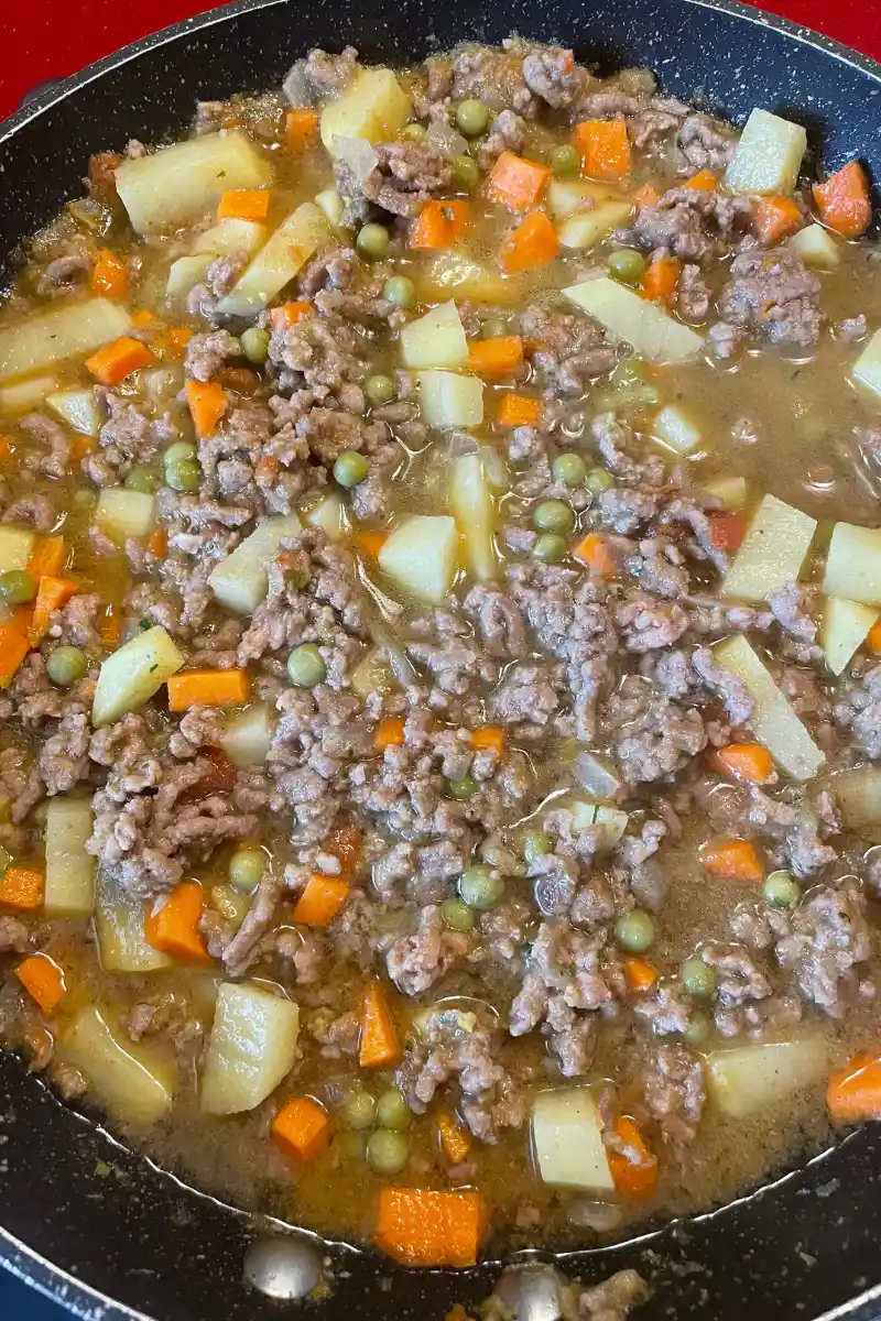 Carne Molida con Papas y Zanahoria | Yumly Food